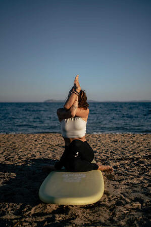 Yoga - shooting mer Entrepreneuse - prof de yoga - shooting photo - var